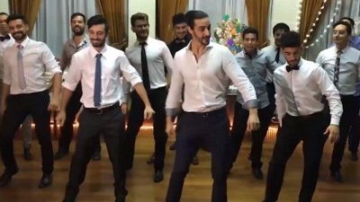 Uruguay'da Erik Dalı şarkısıyla düğün coşkusu