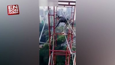 Gökdelen inşaatında ölümle dans eden işçiler