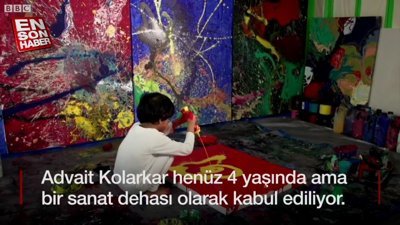 Resimleri binlerce dolara satılan 4 yaşındaki çocuk