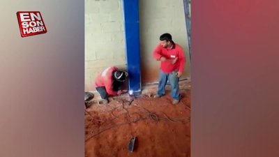 Kaynakçı arkadaşa yapılan insafsız şaka