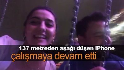 137 metreden aşağı düşen iPhone, çalışmaya devam etti