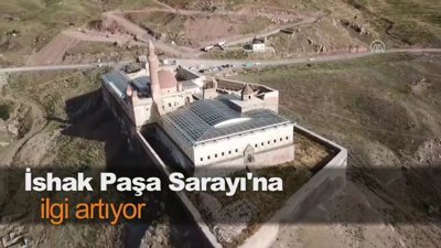 İshak Paşa Sarayı'na ilgi artıyor