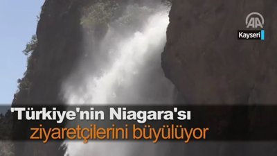 'Türkiye'nin Niagara'sı ziyaretçilerini büyülüyor