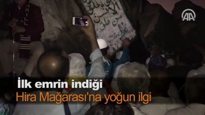 İlk emrin indiği Hira Mağarası'na yoğun ilgi