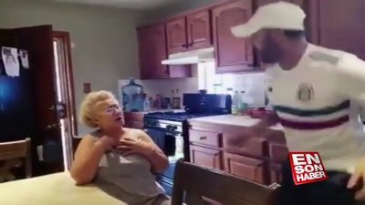 Görünmezlik şakası yapılan teyzeden efsane tepki