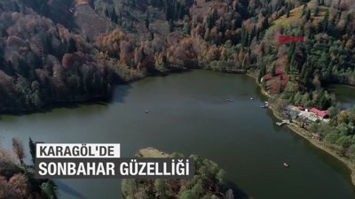 Borçka Karagöl'de sonbahar güzelliği