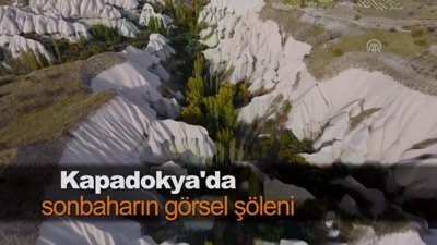 Kapadokya'da sonbaharın görsel şöleni 