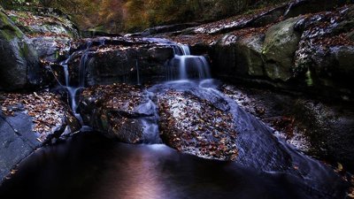 Kabaceviz Şelaleleri'nde sonbahar şöleni