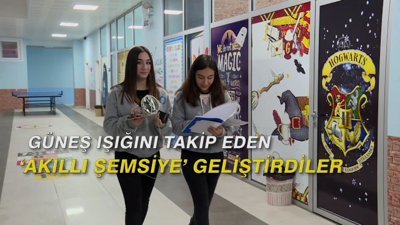 Güneş ışığını takip eden 'akıllı şemsiye' geliştirdiler