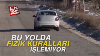 Bu yolda fizik kuralları işlemiyor