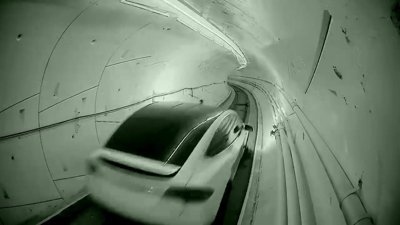 Elon Musk'ın otonom tüneli açıldı