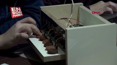 Kayısıdan piyano yaptılar