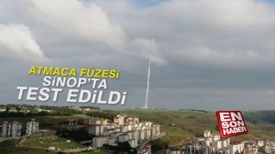 Atmaca füzesi Sinop’ta test edildi