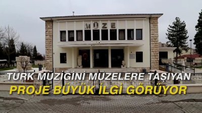 Türk müziğini müzelere taşıyan proje ilgi görüyor