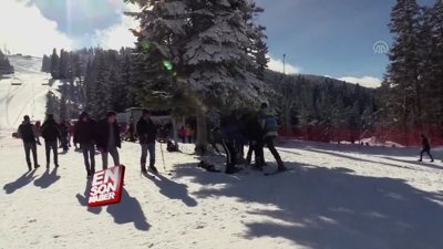 Ilgaz Dağı Kayak Merkezi'nde yoğunluk