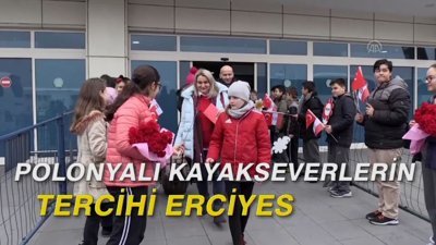 Polonyalı kayakseverlerin tercihi Erciyes 