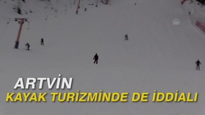 Artvin kayak turizminde de iddialı