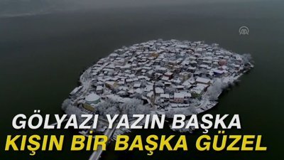 Gölyazı yazın başka kışın bir başka güzel