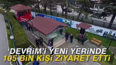'Devrim'i yeni yerinde 105 bin kişi ziyaret etti