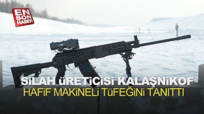 Silah üreticisi Kalaşnikof hafif makineli tüfeğini tanıttı