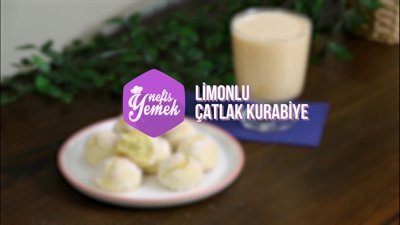 Limonlu Çatlak Kurabiye