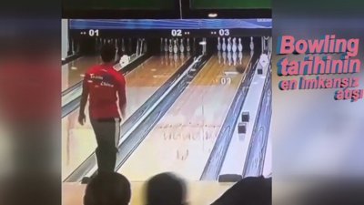 Bowling tarihinin en imkansız atışı