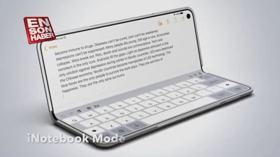 Apple'ın katlanabilir iPhone konsepti