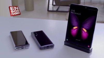 Samsung'un katlanabilir telefonu Galaxy Fold