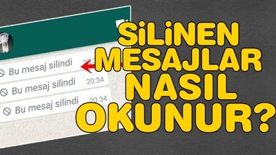 WhatsApp'ta herkesten silinen mesajlar nasıl okunur?