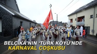 Belçika'nın 'Türk köyü'nde karnaval coşkusu