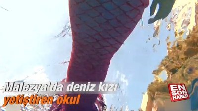 Malezya'da deniz kızı yetiştiren okul