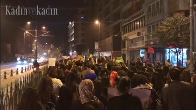 İstanbul kadınlar için yürüdü