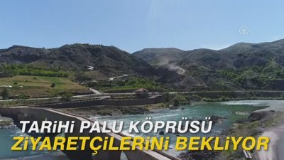 Tarihi Palu Köprüsü ziyaretçilerini bekliyor