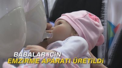 Babalar için emzirme aparatı üretildi