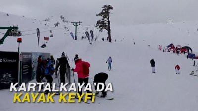 Kartalkaya'da kayak keyfi