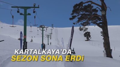 Kartalkaya'da sezon sona erdi