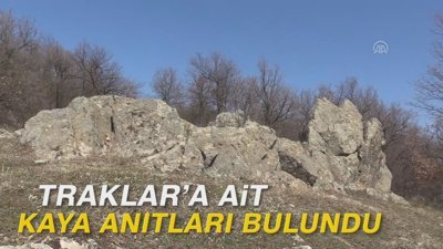 Traklar'a ait kaya anıtları bulundu