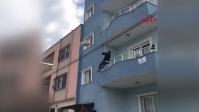 Makarayla kendisini son kattan boşluğa bırakan Adanalı