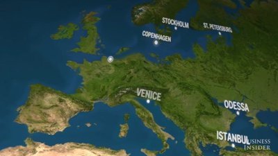 Bütün buzlar eridiğinde Dünya böyle görünecek