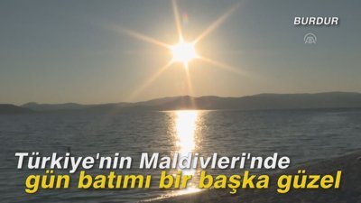 Türkiye'nin Maldivleri'nde gün batımı bir başka güzel