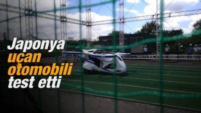 Japonya uçan otomobili test etti