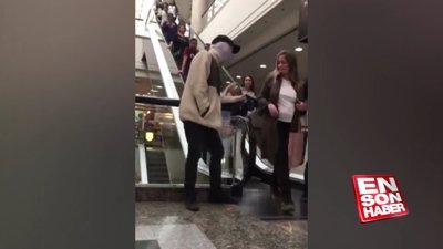 Şakacıya sevgili dayağı