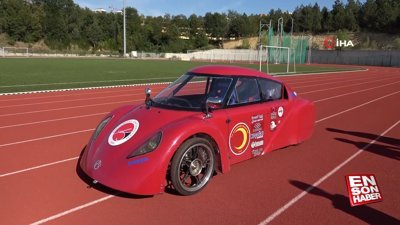 Öğrenciler, 1 TL ile 100 kilometre gidebilen araç üretti