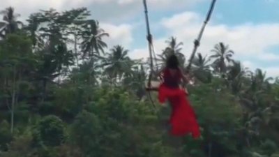 İnstagram için salıncakta fotoğraf çektirmek