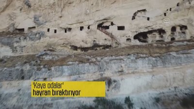 'Kaya odalar' hayran bıraktırıyor