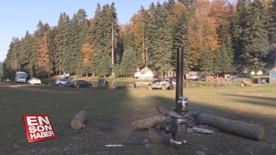 Düzce yaylaları sonbahar manzarasıyla büyülüyor