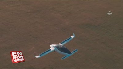 Uçan taksi test uçuşunun ilk aşamasını tamamladı