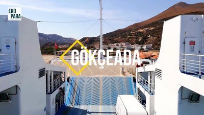 Rüzgarlı Gökçeada'da huzurlu bir yaz sonu