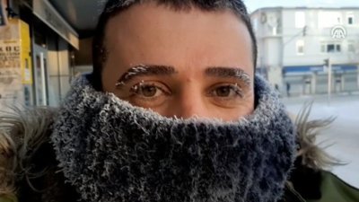 Ardahan'da dondurucu soğuk etkili oluyor