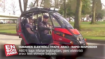 Tamamen elektrikli itfaiye aracı: Rapid Responder